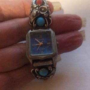 NAVAJO sterling watch STC